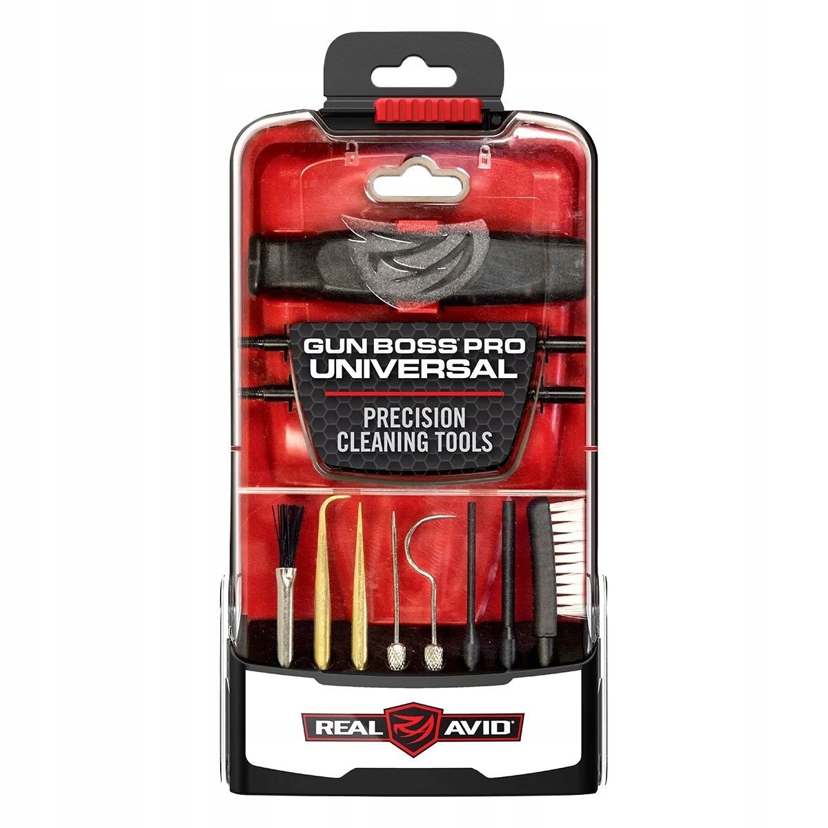 Sada nástrojů pro čištění zbraní Real Avid Gun Boss Pro Precision Cle