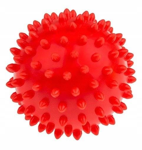 

Piłeczka sensoryczna Tullo czerwona do masażu 9 cm