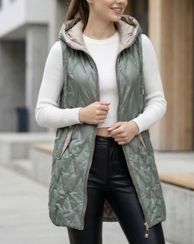 Vesta Kapuce B8586/B8587 Khaki M (38)