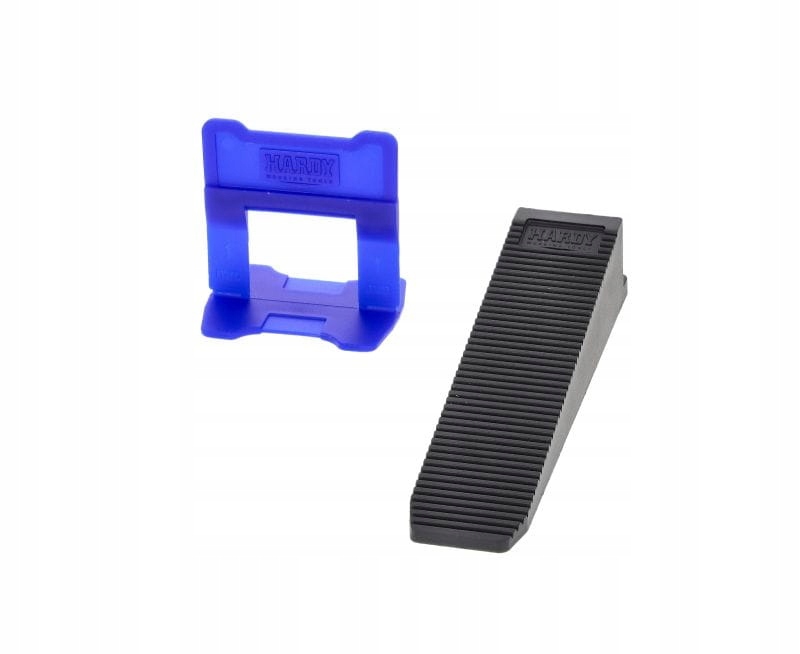 HARDY ZESTAW KLIPS 1MM 100SZT + KLIN 50 SZT WIADRO NIEBIESKIE
