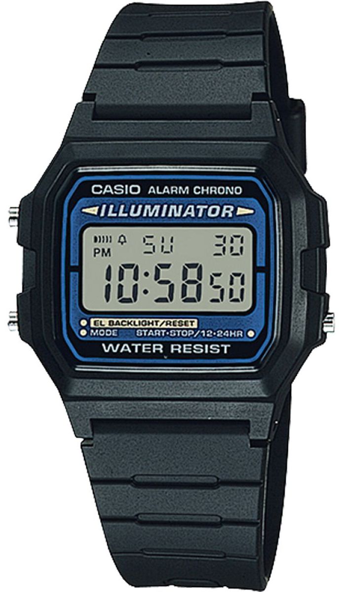 Zegarek Casio F-105W-1AWYEF sportowy, stoper, alarm