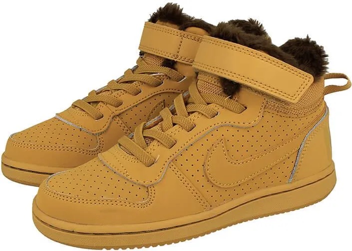 Ocieplane Buty Nike Court Borough Mid Jr. AA5648-700 R. 27,5