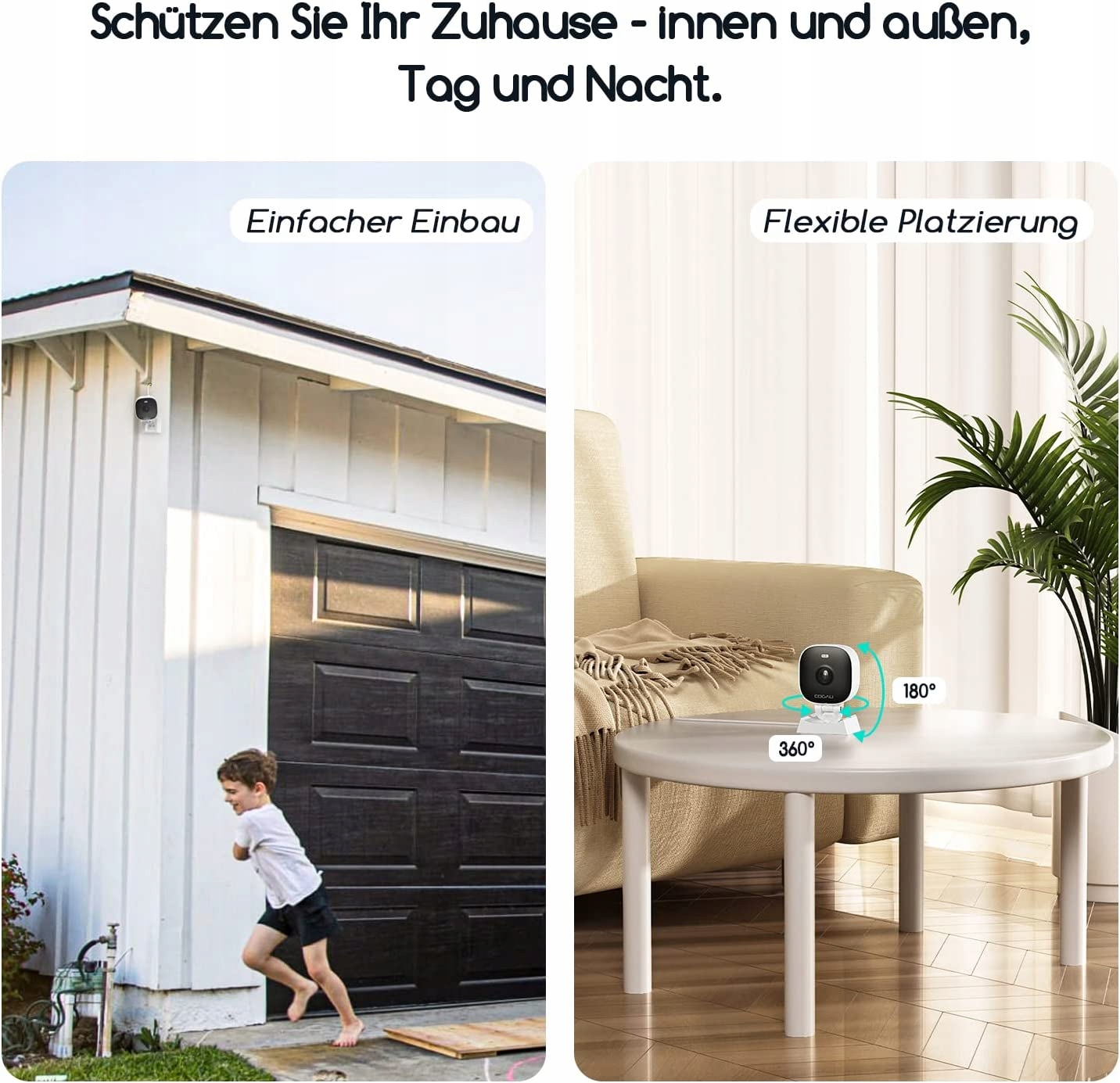 2szt KAMERA BEZPRZEWODOWA WIFI ZEWNĘTRZNA Wewnętrzna IP 3MPX 2K AUDIO H.264 Stan opakowania oryginalne