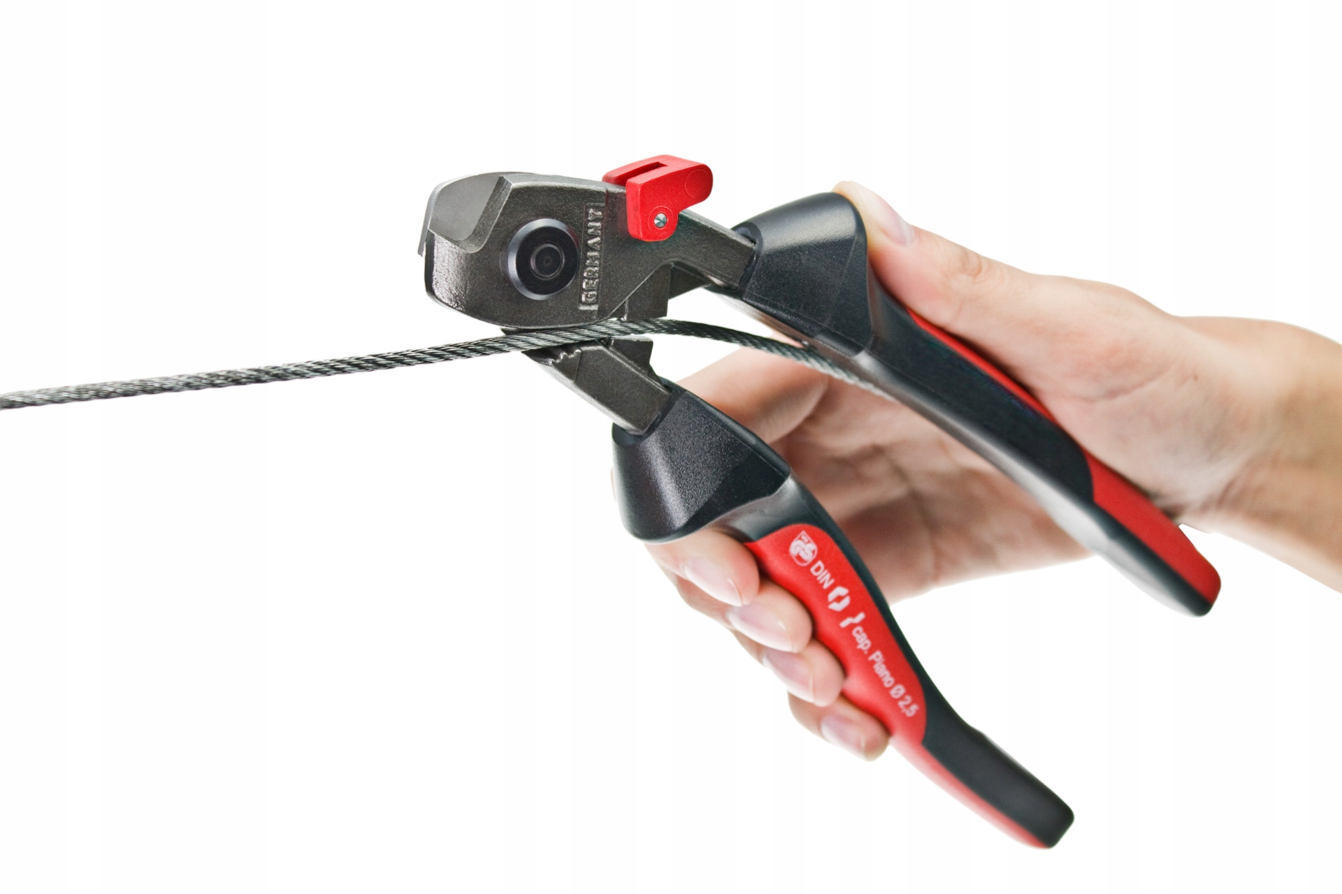 Nůžky na ocelová lana 6 mm Kleště na ocelová lanka 190 mm