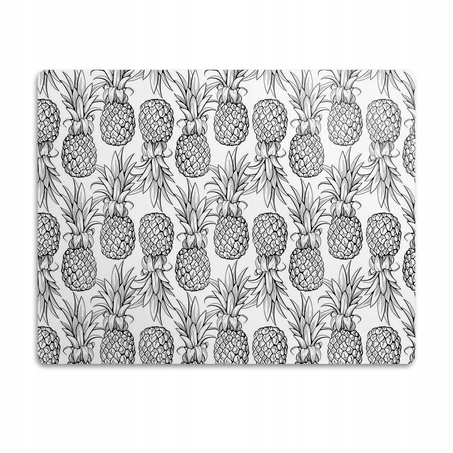 Levně Ochranná podložka pod misku pro psa kočku Ananas 90x60