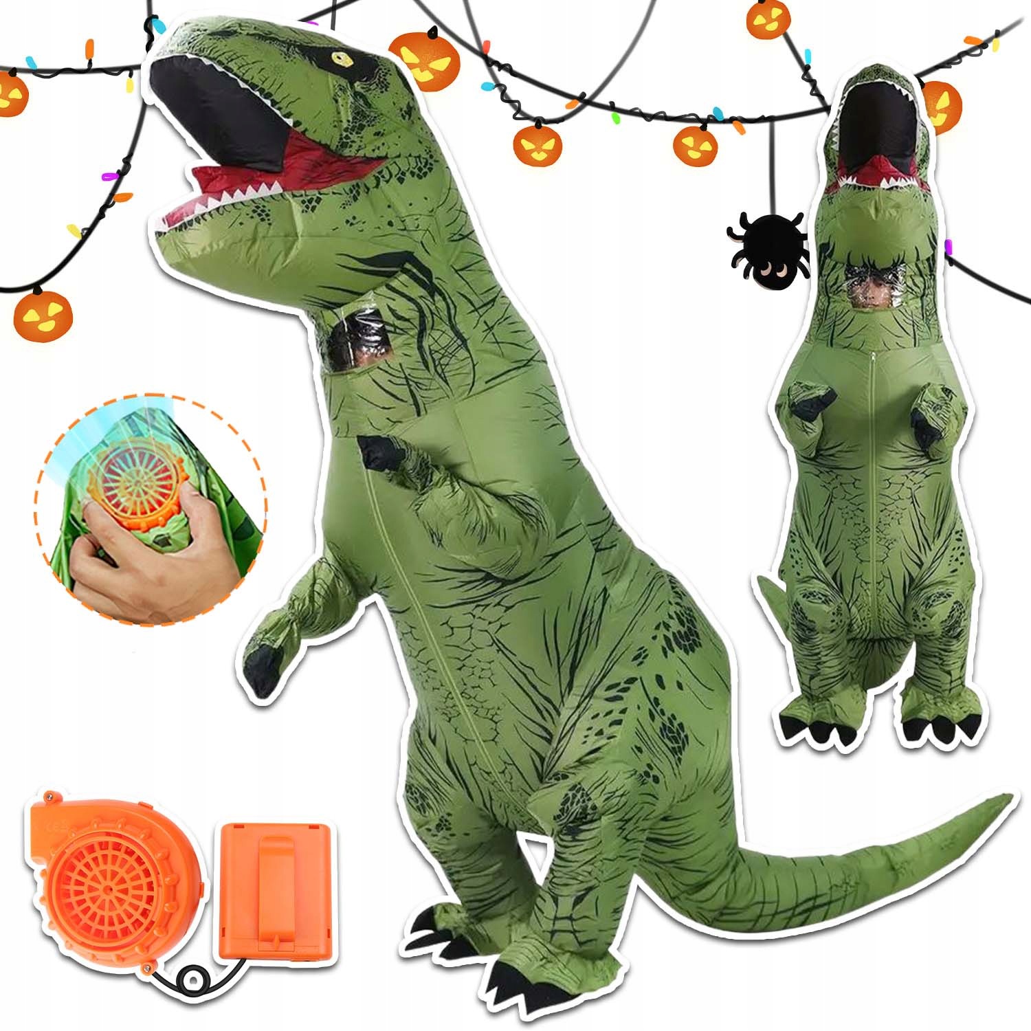 Samonafukovací Kostým Dinosaura T-rex Z Voděodolné Tkaniny Na Karneval