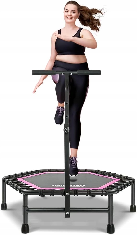 Trampolina fitness 114 cm cicha do ćwiczeń Onetwofit