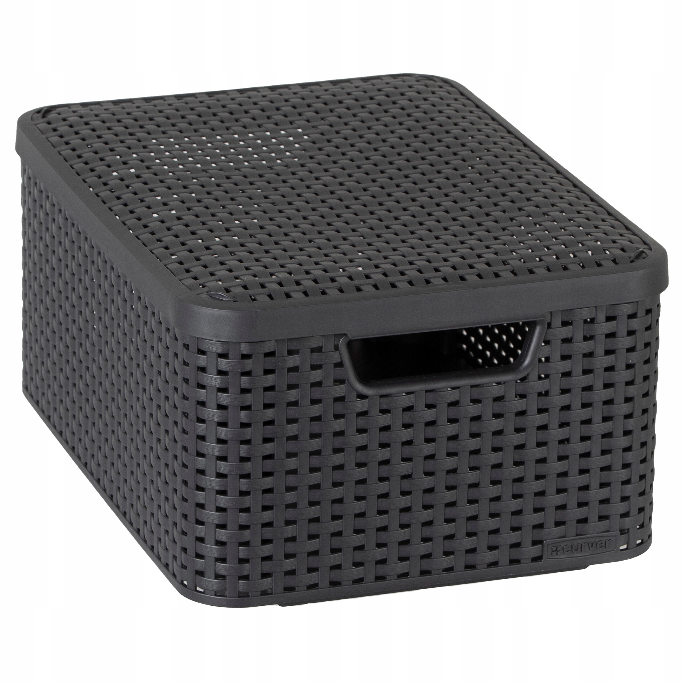 

Pudełko Koszyk Rattan Pojemnik Pokrywa Curver 18L