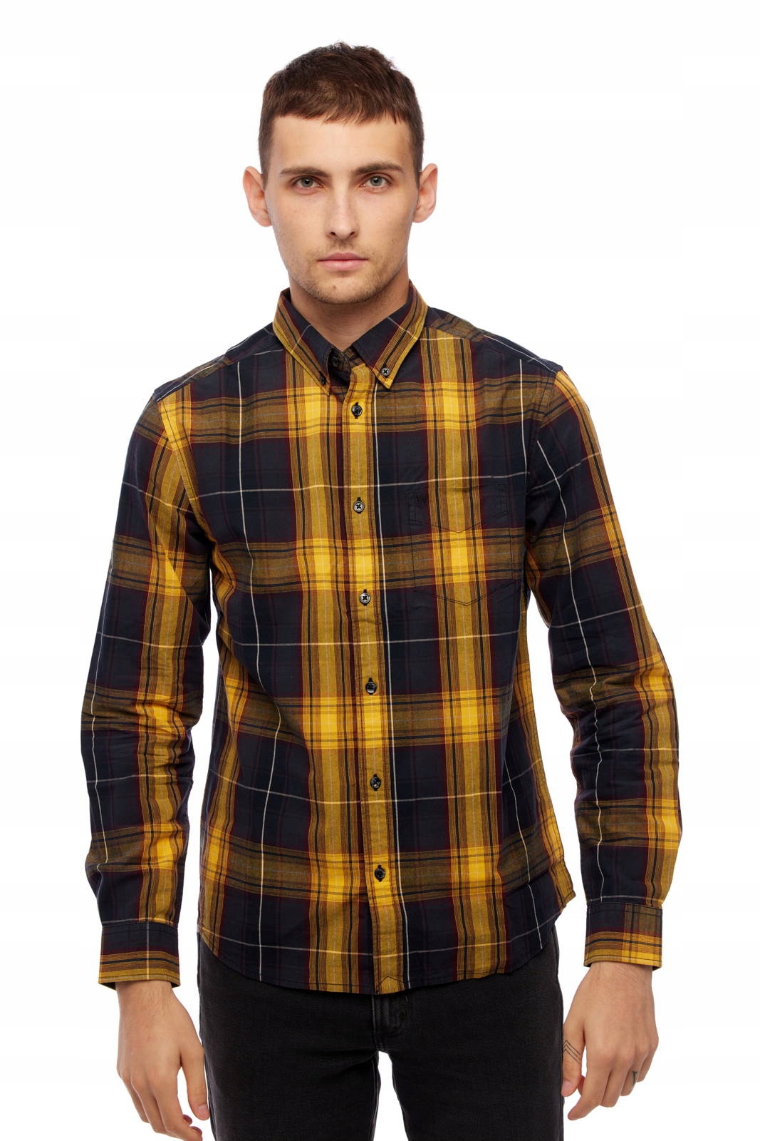 

Wrangler Button Down Spruce Yellow W5A3MQY11 XL