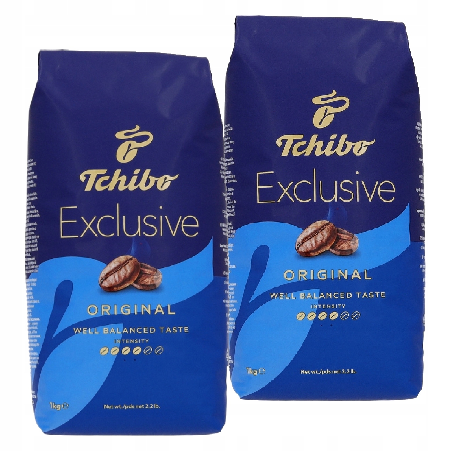 Kawa ziarnista Tchibo Exclusive Original 2x1kg