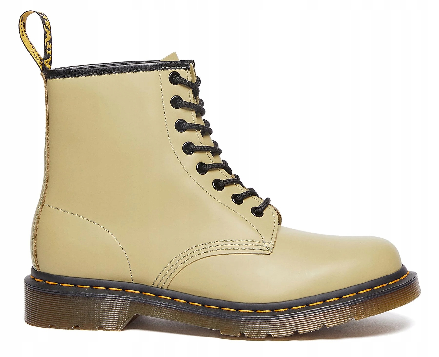Kanady Dr. Martens . Dr. Martens Kanady 1460 Hladké světle olivové boty 43
