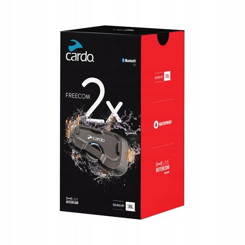 System Komunikacji Cardo Freecom 2X Single Zestaw Na 1 Kask