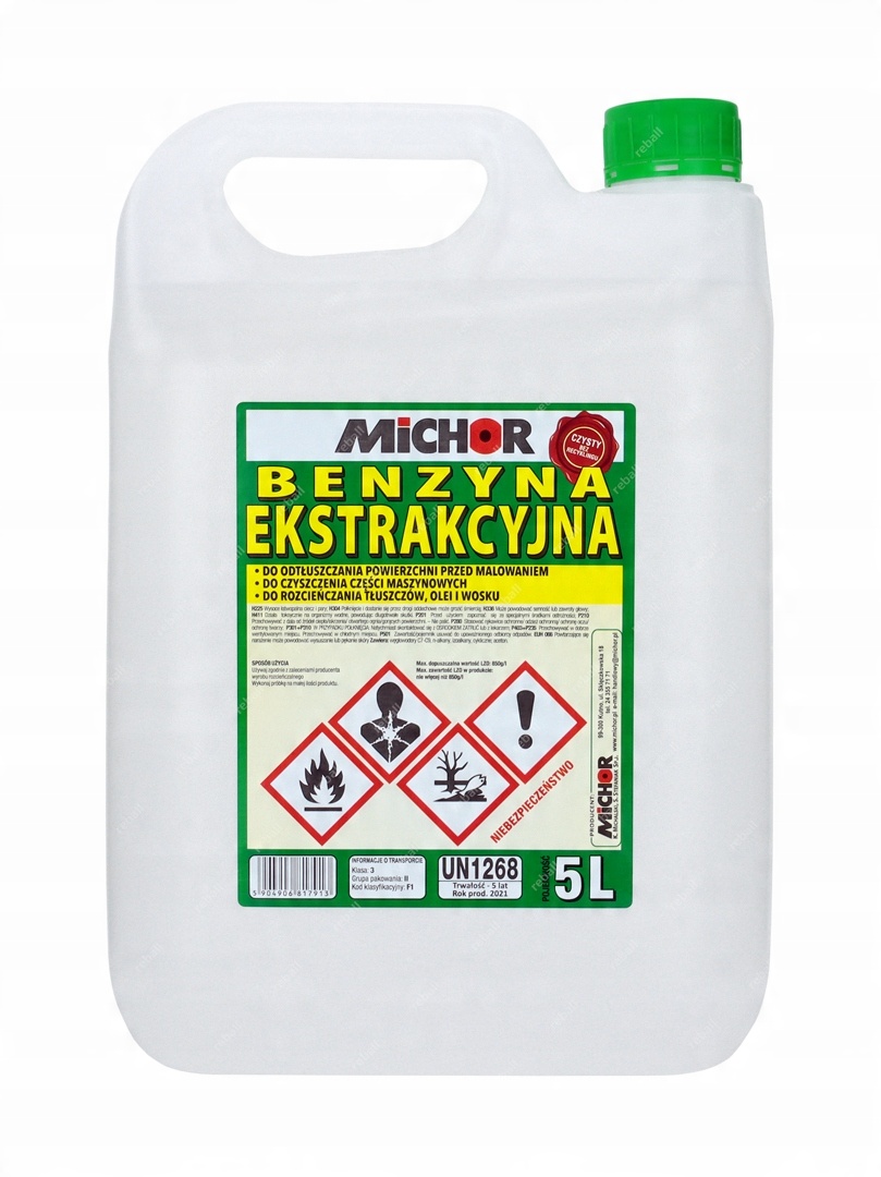 

Benzyna Ekstrakcyjna 5 L Premium