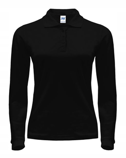 

Koszulka Polo damska Jhk z długim rękawem Bk XL