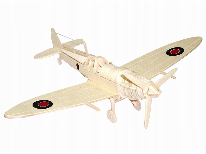 

Samolot myśliwiec Spitfire składanka drewno P301