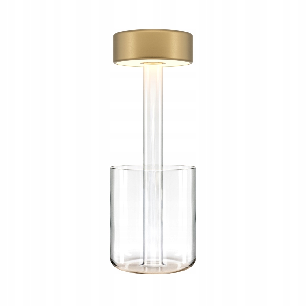 Zlatá Led stolní lampa 3W, sklo, Ai Collaboration Maytoni