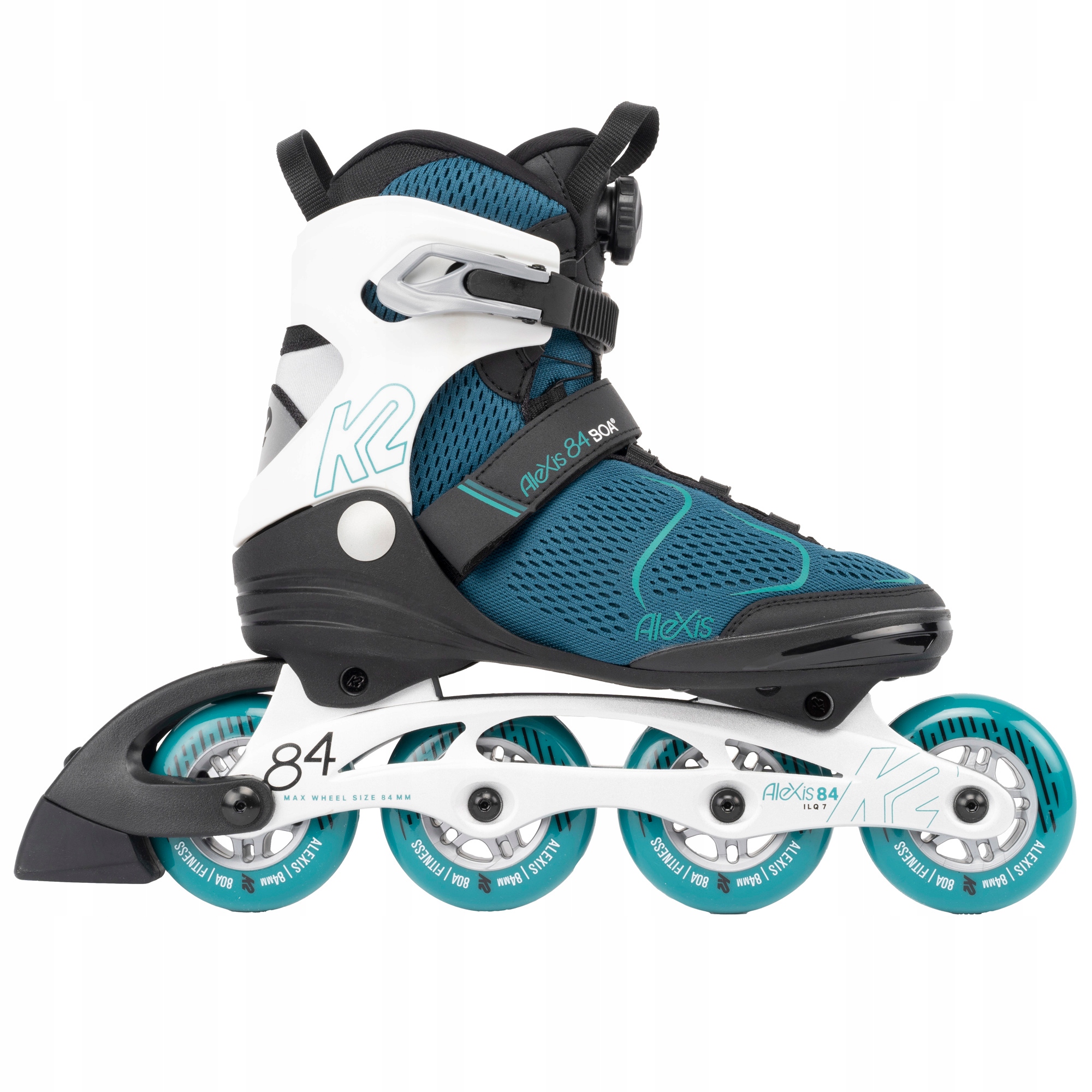 Rolki damskie fitnessowe K2 Alexis 84 z systemem Boa r. 5