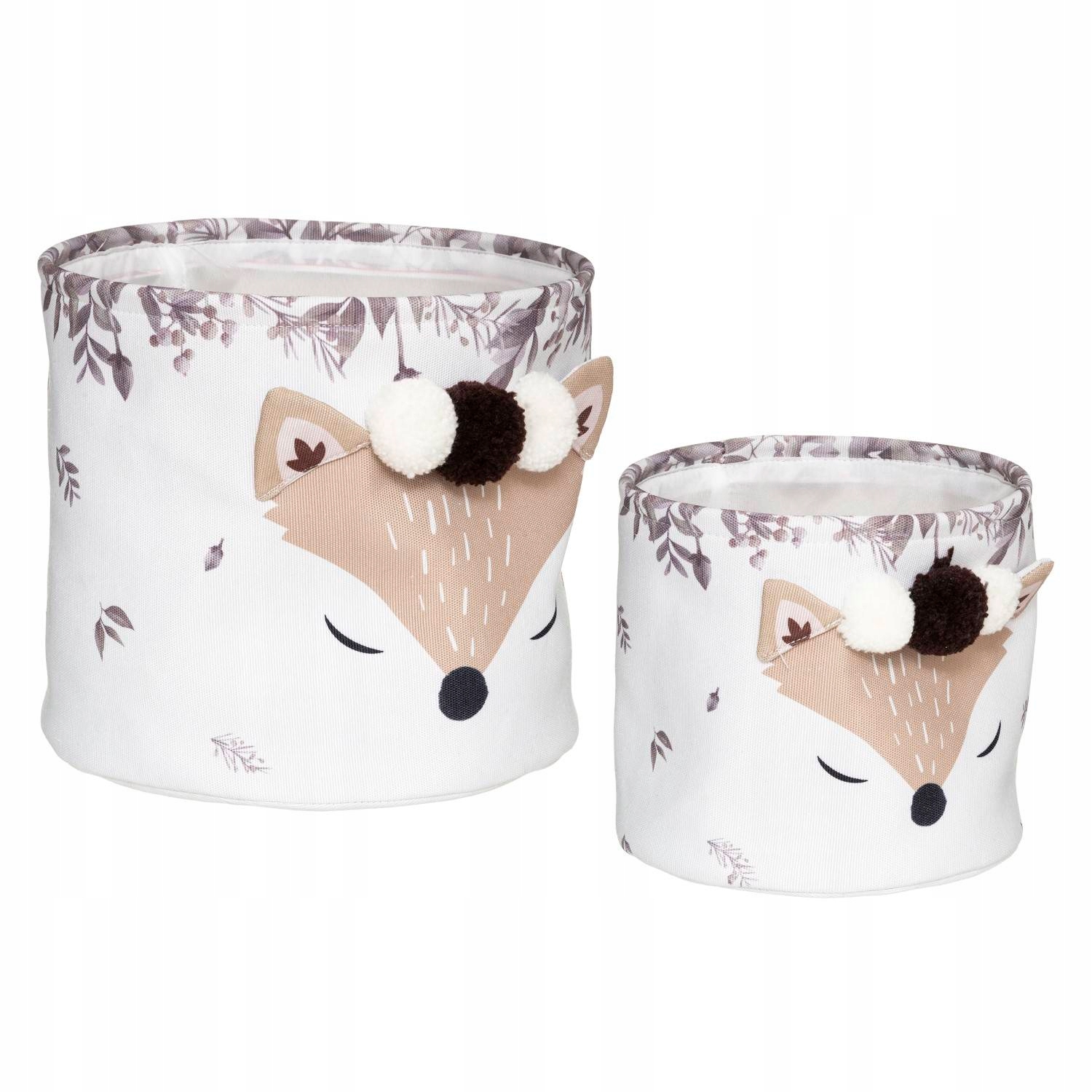 

Kosze Do Przechowywania Zabawek 2 rozmiary Lisek