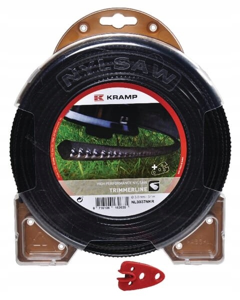 

Żyłka tnąca Fi 4mm 21m kwadratowa Nylsaw czarna Nl