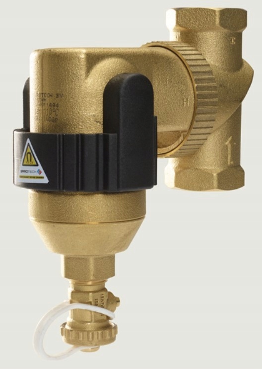 Separator zanieczyszczeń Spirotrap Mbc 1", z magnesem, obrotową flanszą