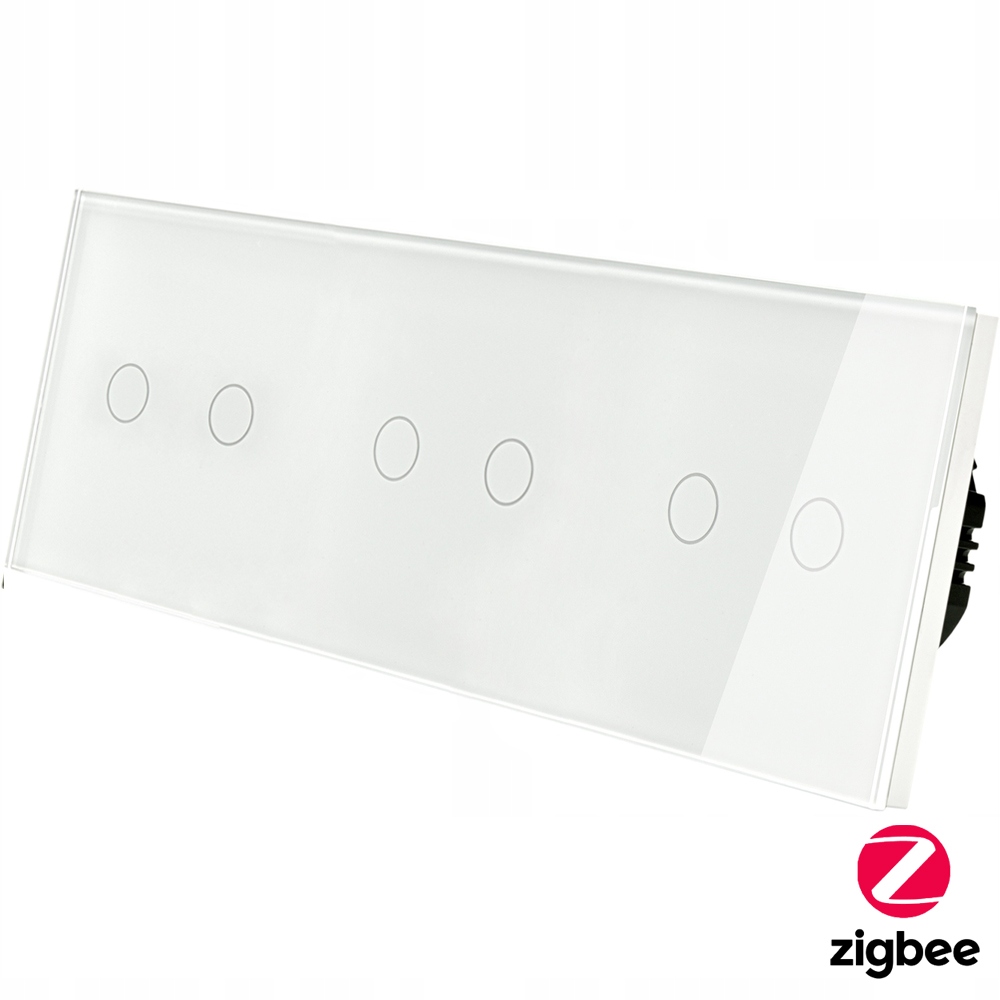 

Włącznik Dotykowy Potrójny 2P+2P+2P Zigbee Wifi