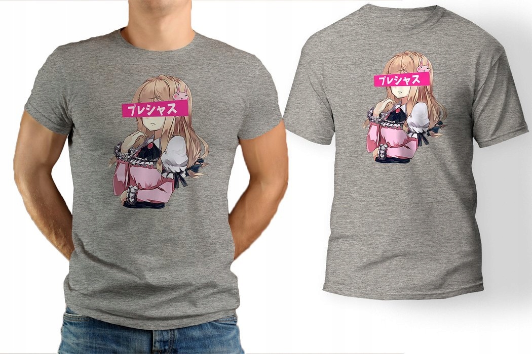 

Koszulka męska Anime Waifu z japońskim napisem 2XL