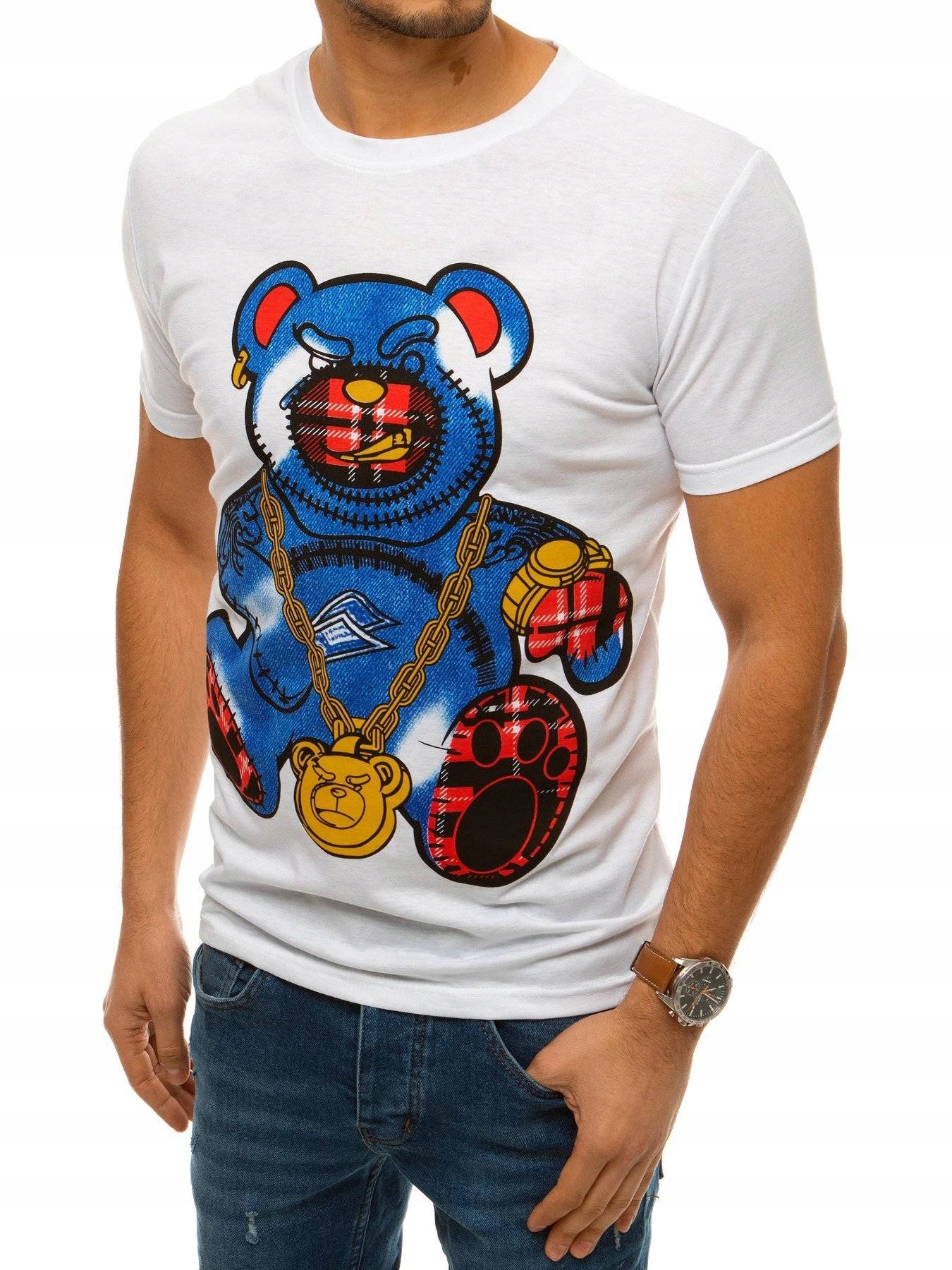 

Męska Koszulka T-shirt Z Nadrukiem rx4385 - XXL