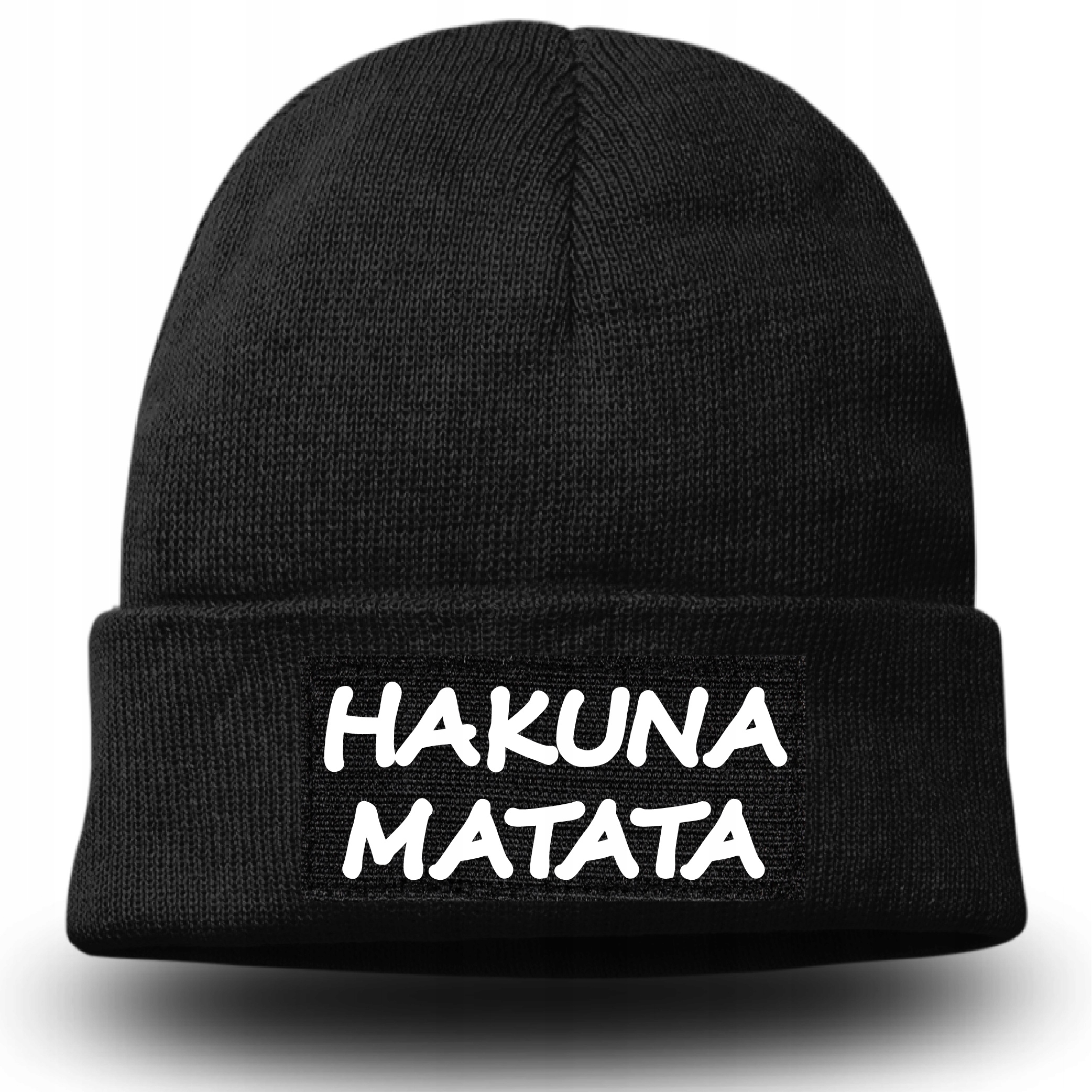 

Zabawna Pozytywna Czapka Z Nadrukiem Zimowa Hakuna