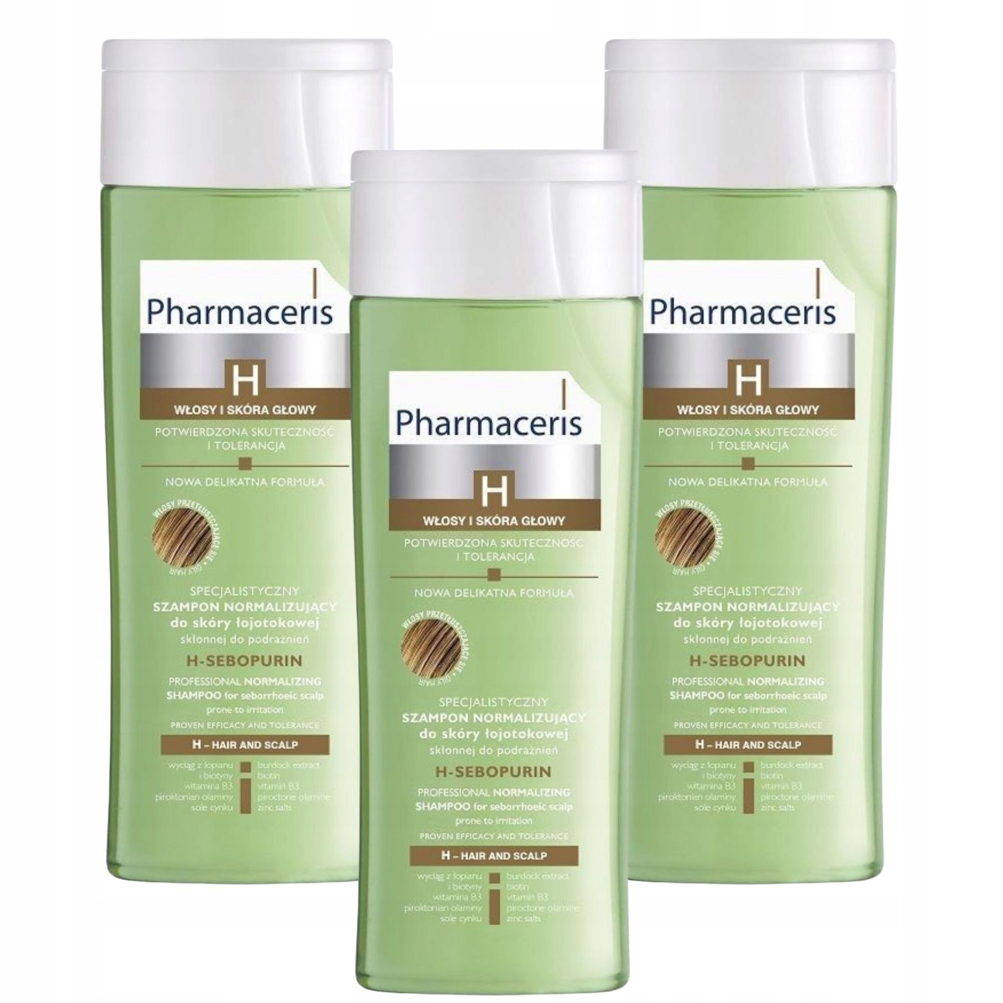 Pharmaceris H Sebopurin szampon normalizujący do skóry łojotokowej 250 ml