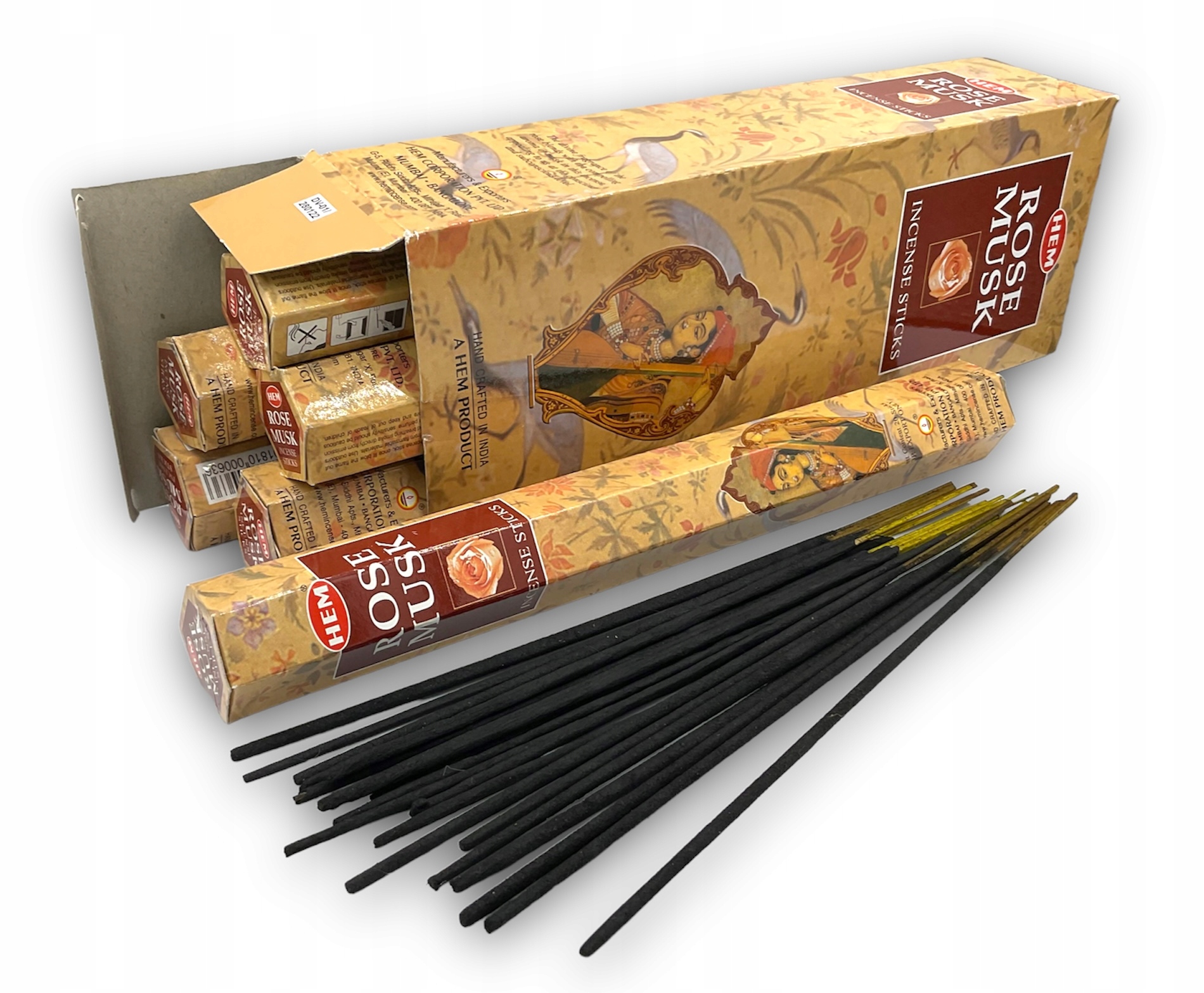 

Kadzidełka zapachowe Hem Piżmo Różane 120szt