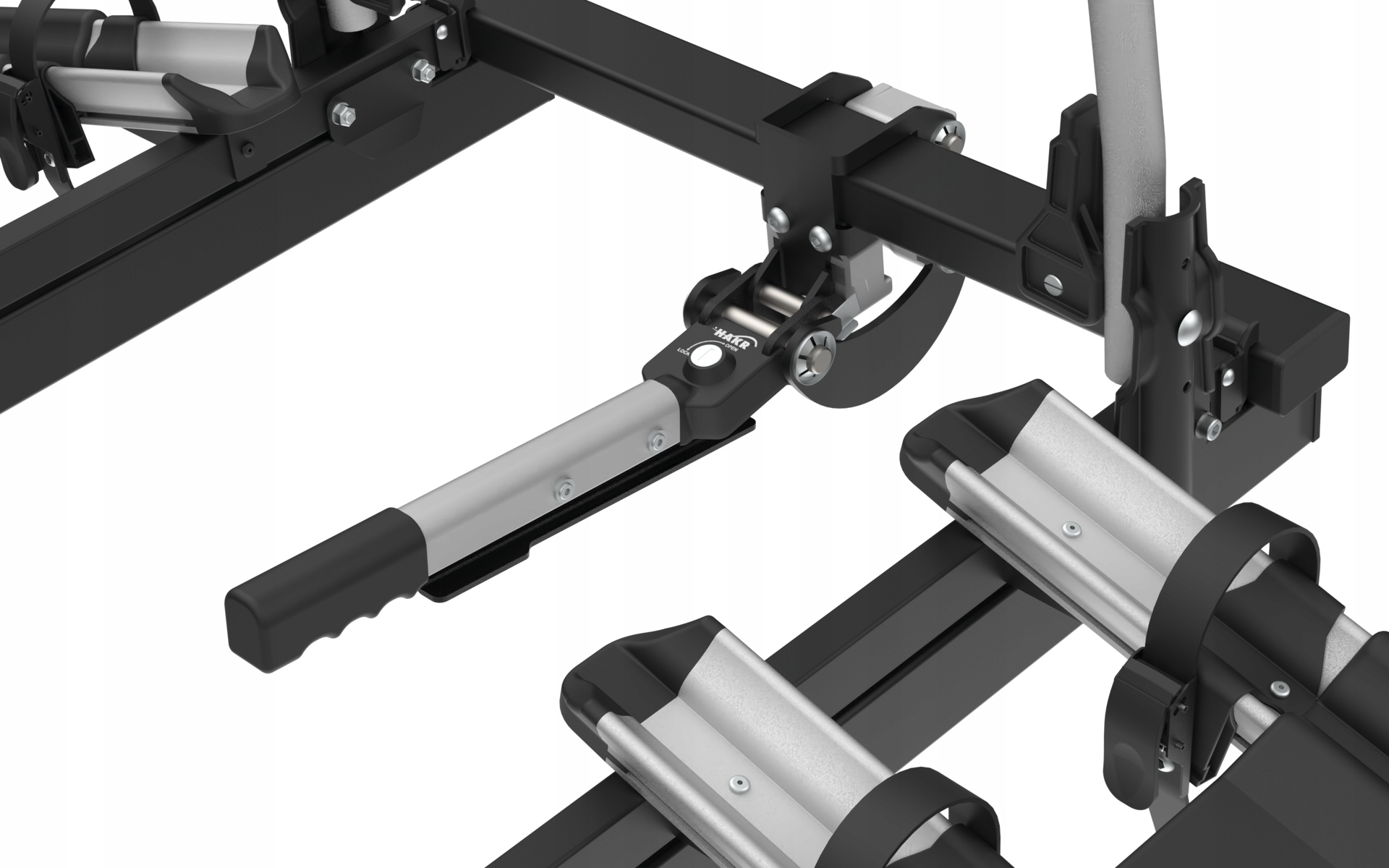 ALU uchylny kąt 90 bagażnik 3 rowery TRIP TOP PLUS Model 1192