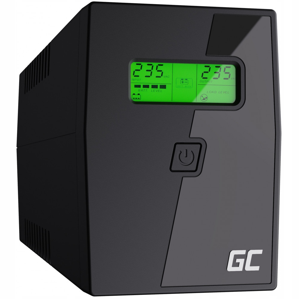 Nouzový Napájecí Zdroj Ups 360W 600VA Green Cell S LCD Displejem