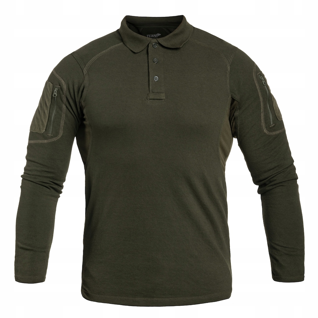 Polokošile pánská taktická polovina Texar Elite Pro Long Sleeve Olive M