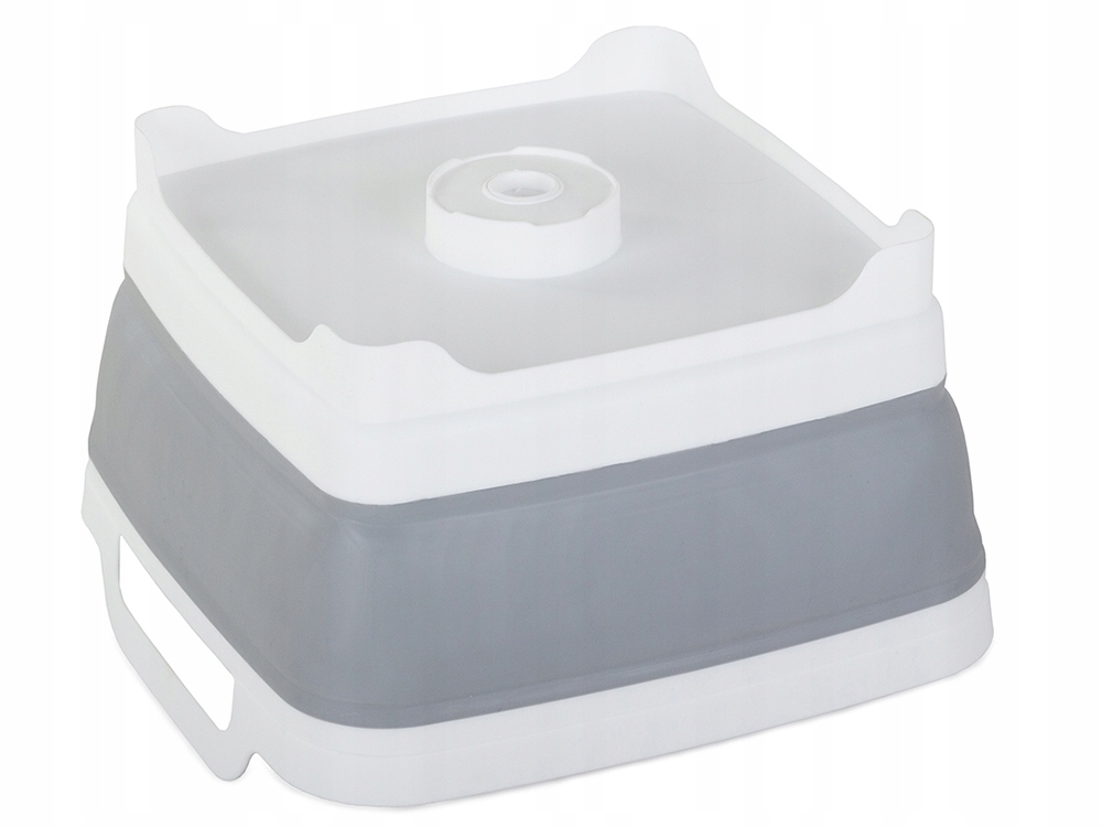 MISKA SKŁADANA SILIKONOWA Z KORKIEM UCHWYT 8L Szerokość produktu 30.5 cm