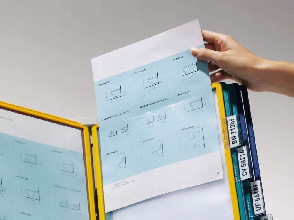 PANELE PREZENTACYJNE 10 x A4 ŚCIENNE / STOŁOWE Durable Vario Pro x 2 Format A4