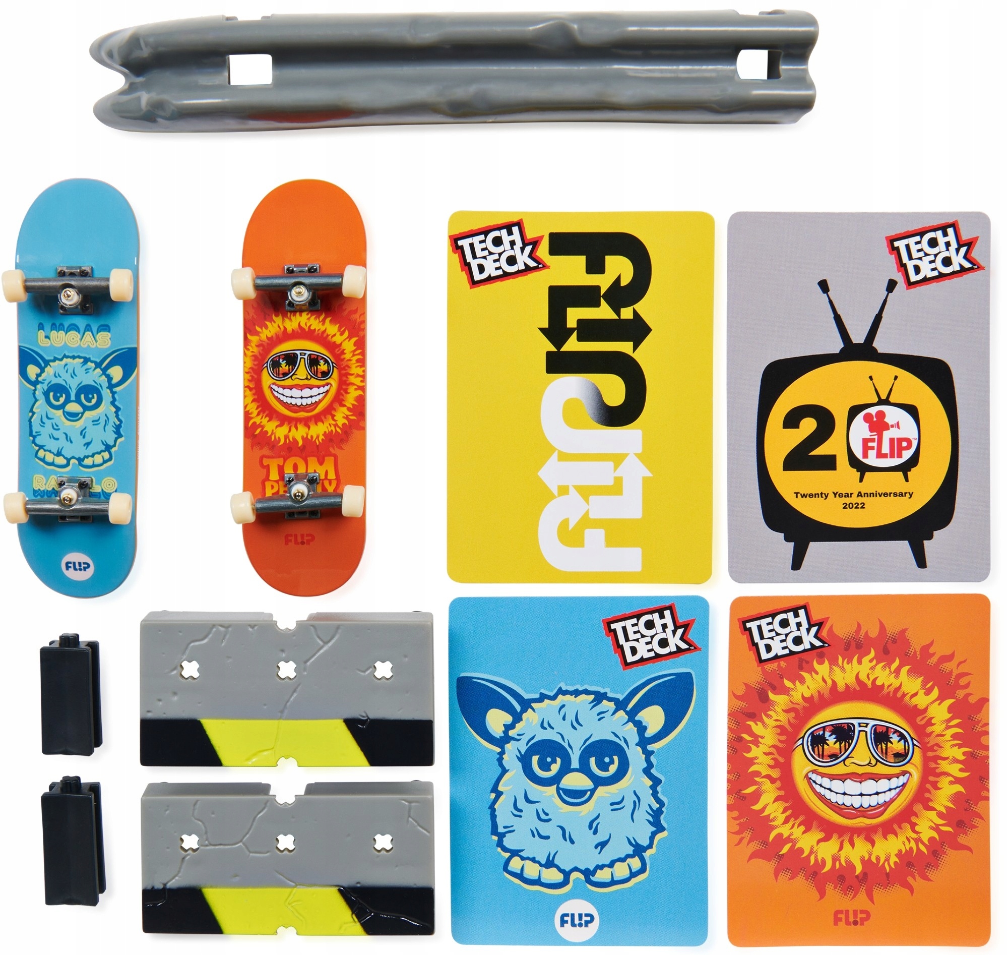 TECH DECK DWIE DESKOROLKI FLIP FINGERBOARD + PRZESZKODA Kod producenta 6061574 20139398