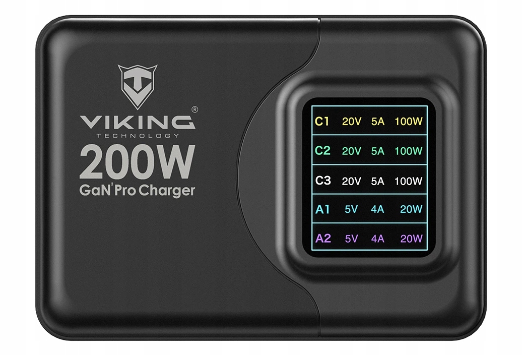 Viking Usb GaN nabíjačka 200W Pd Pro