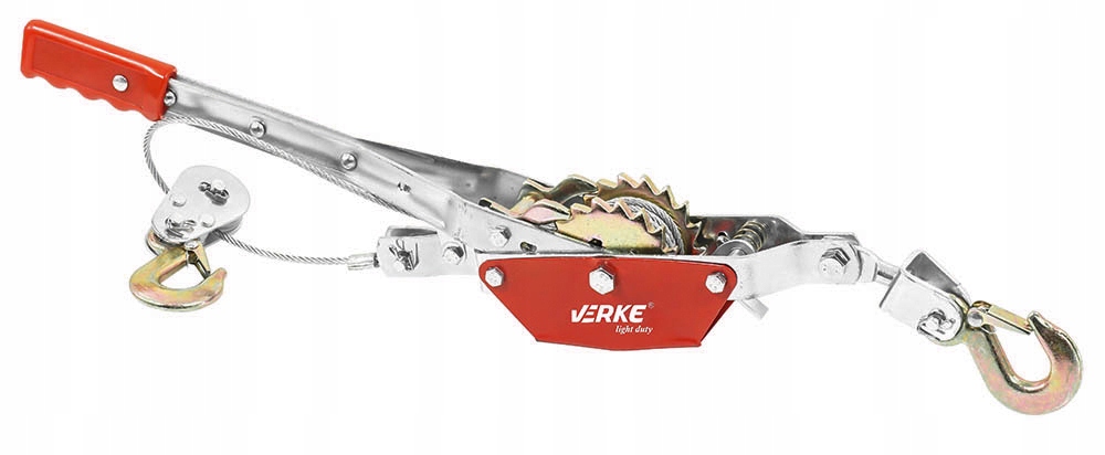WYCIĄGARKA WCIĄGARKA RĘCZNA LINOWA 2T 2000kg ZAPADKOWA 2X HAK LINA STALOWA EAN (GTIN) 5902963494900