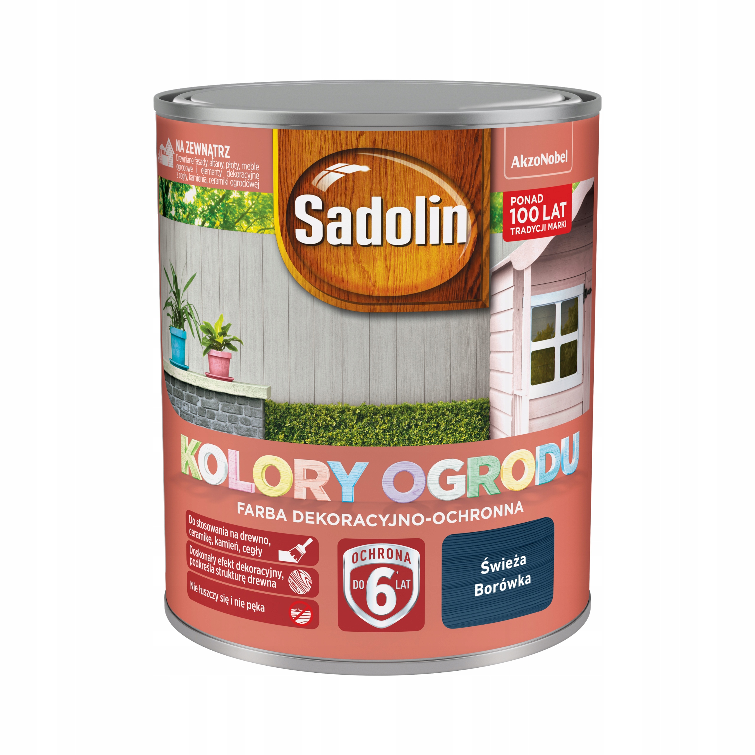 SADOLIN KOLORY OGRODU ŚWIEŻA BORÓWKA 0,7L