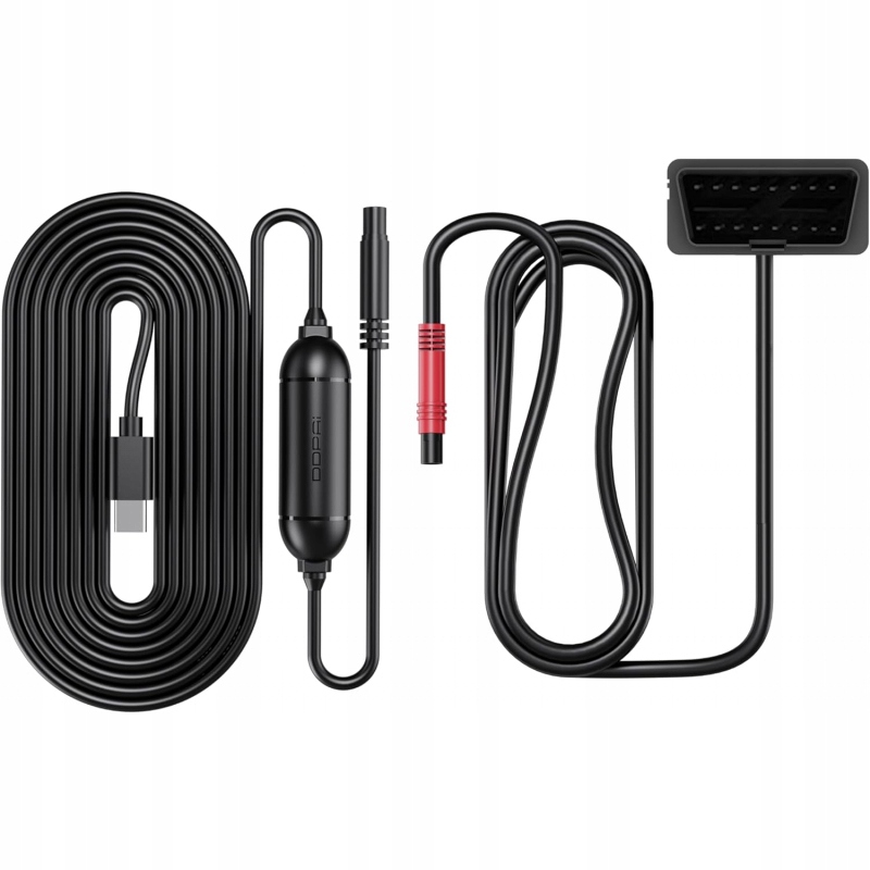 Adapter zasilania ddpai Hardwire Obd Kit Dash Cam też do elektryków