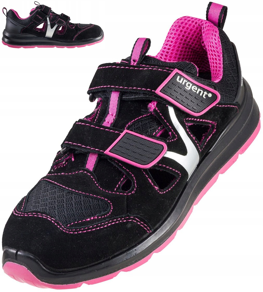 Lekkie SANDAŁY ROBOCZE DAMSKIE buty ochronne BHP z NOSKIEM URGENT 36