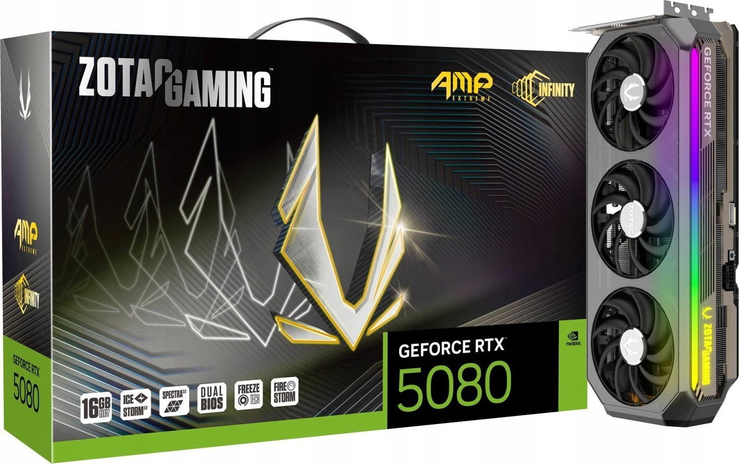 Karta graficzna Zotac RTX 5080 AMP Extreme Infinity 16GB GDDR7 DLSS4