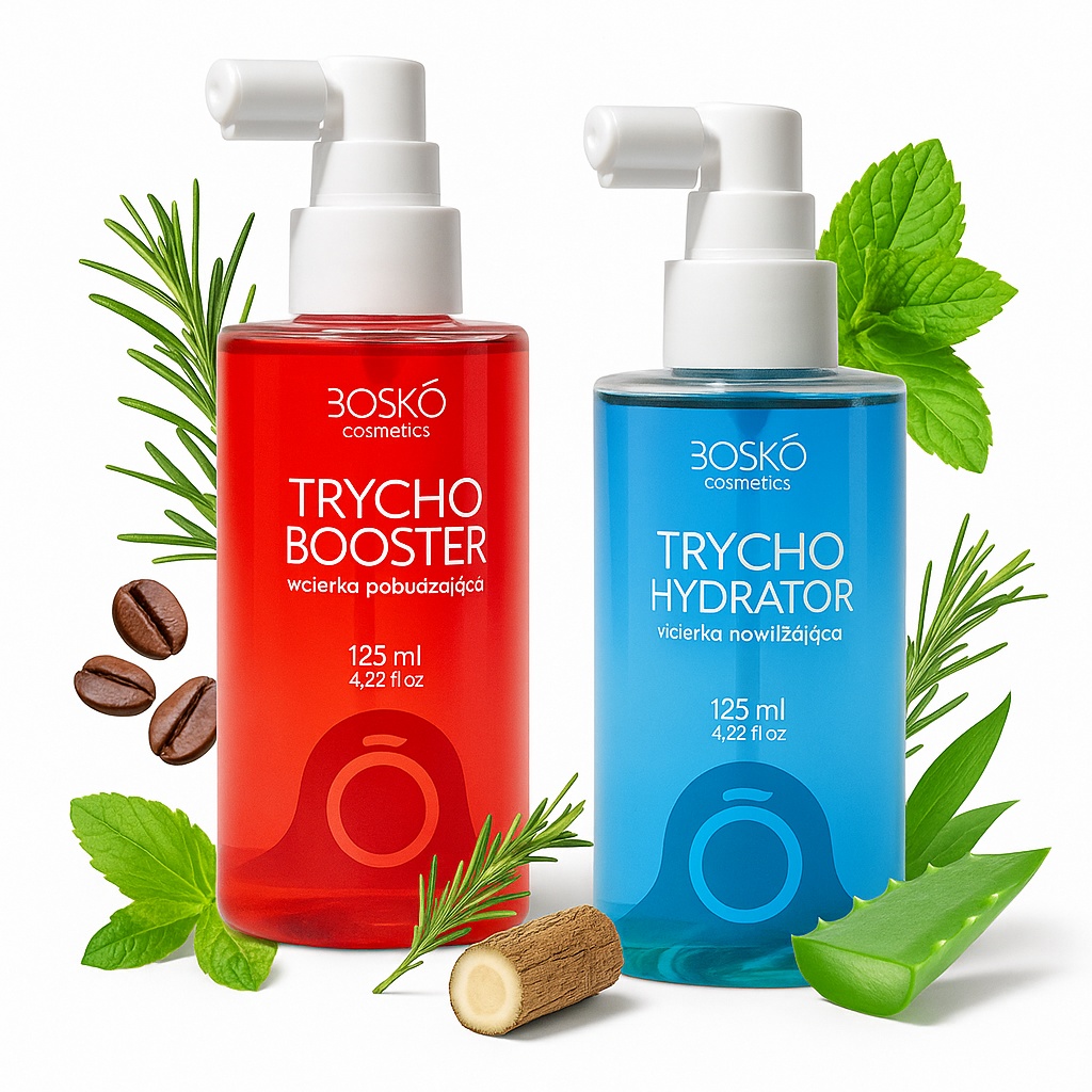 Bosko Zestaw Wcierka Na Porost Włosów Trychobooster Trychohydrator 125ml