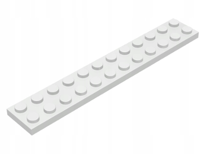 

Lego 2445 Płytka 2x12 biała Nowa (4g)