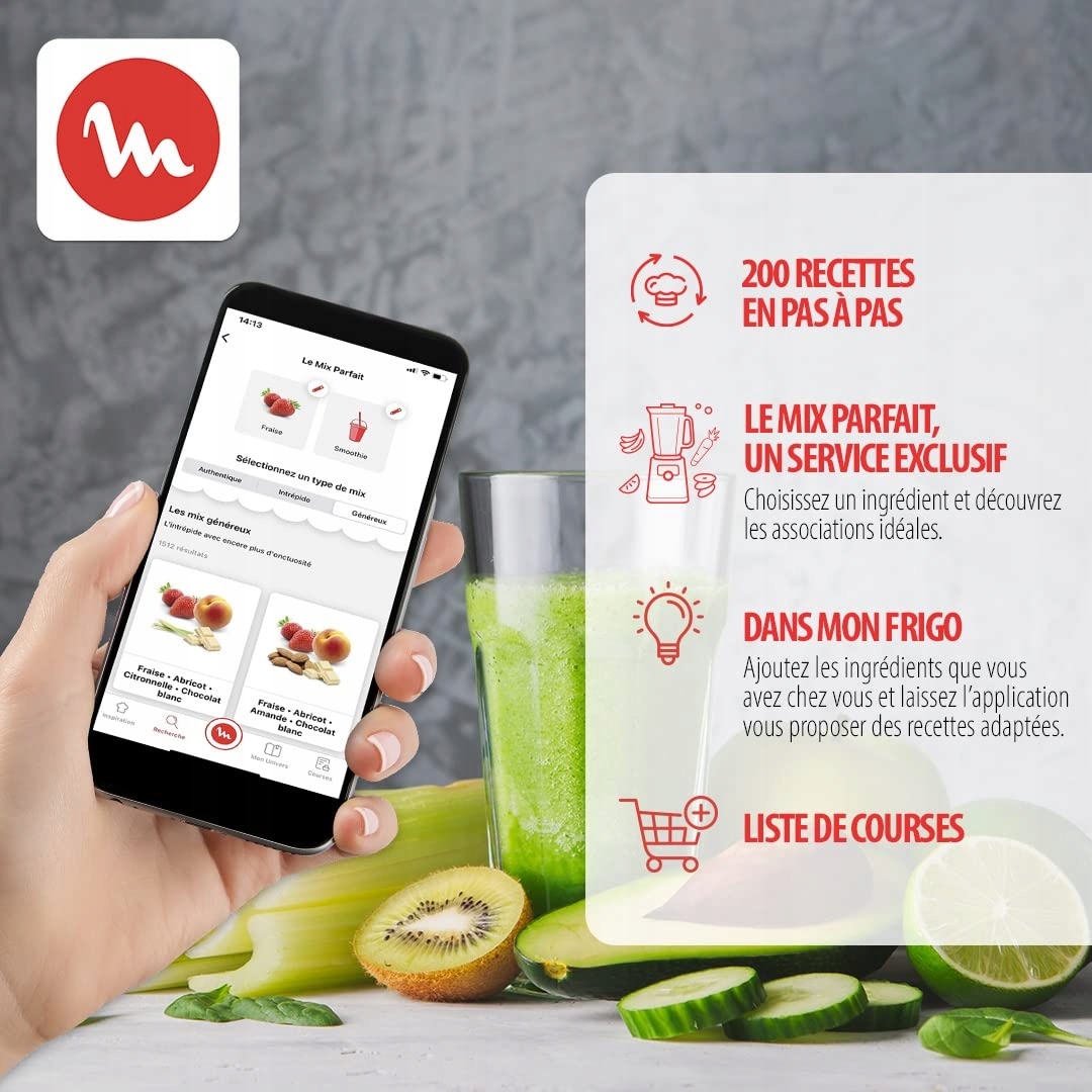 MOULINEX Pulseo Blender 400W 4 Ostrza 700ml Pojemnik 2 Prędkości — miniatura 6