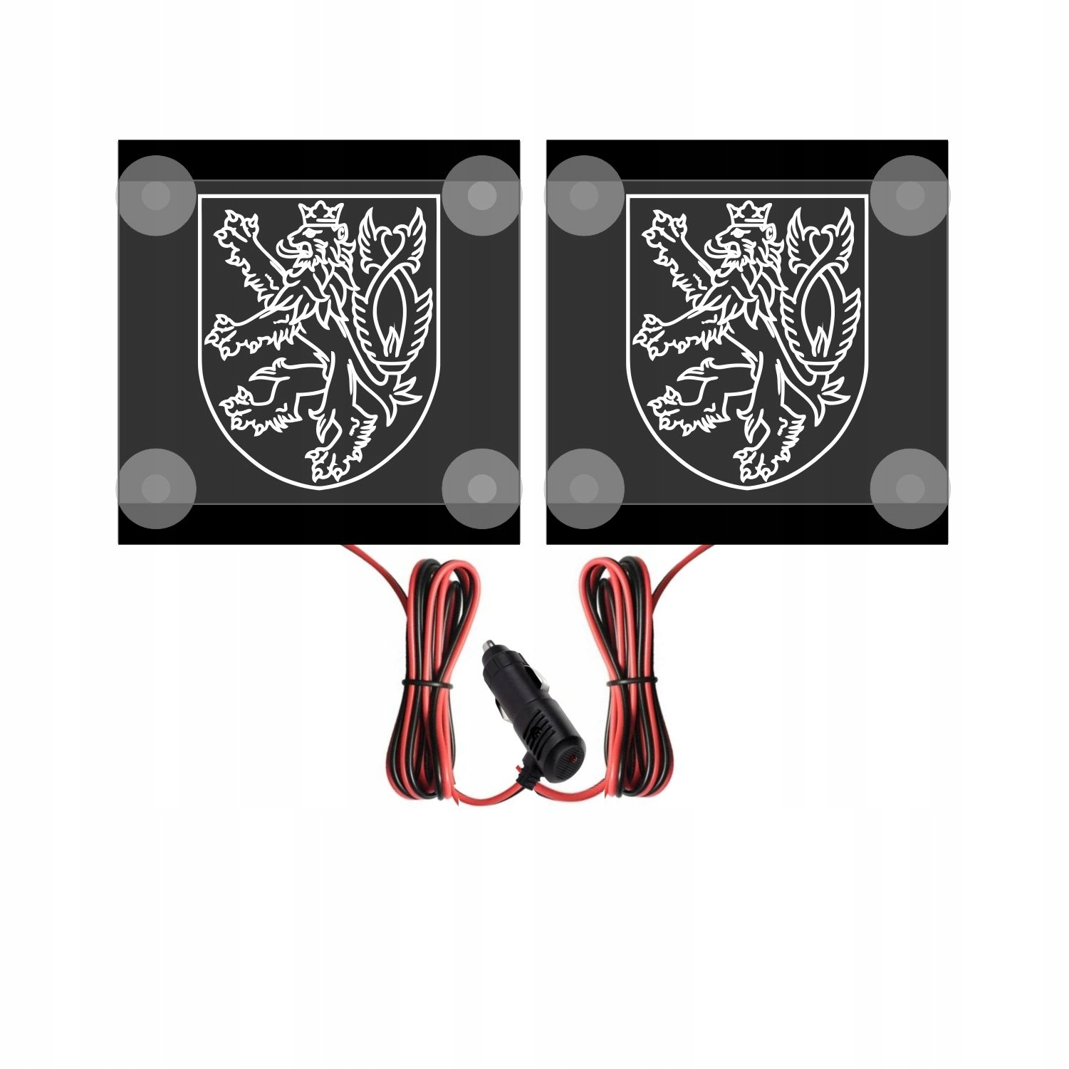 Led rohová tabule Godlo Czech 2 kusy Rohová tabule 15x15 cm
