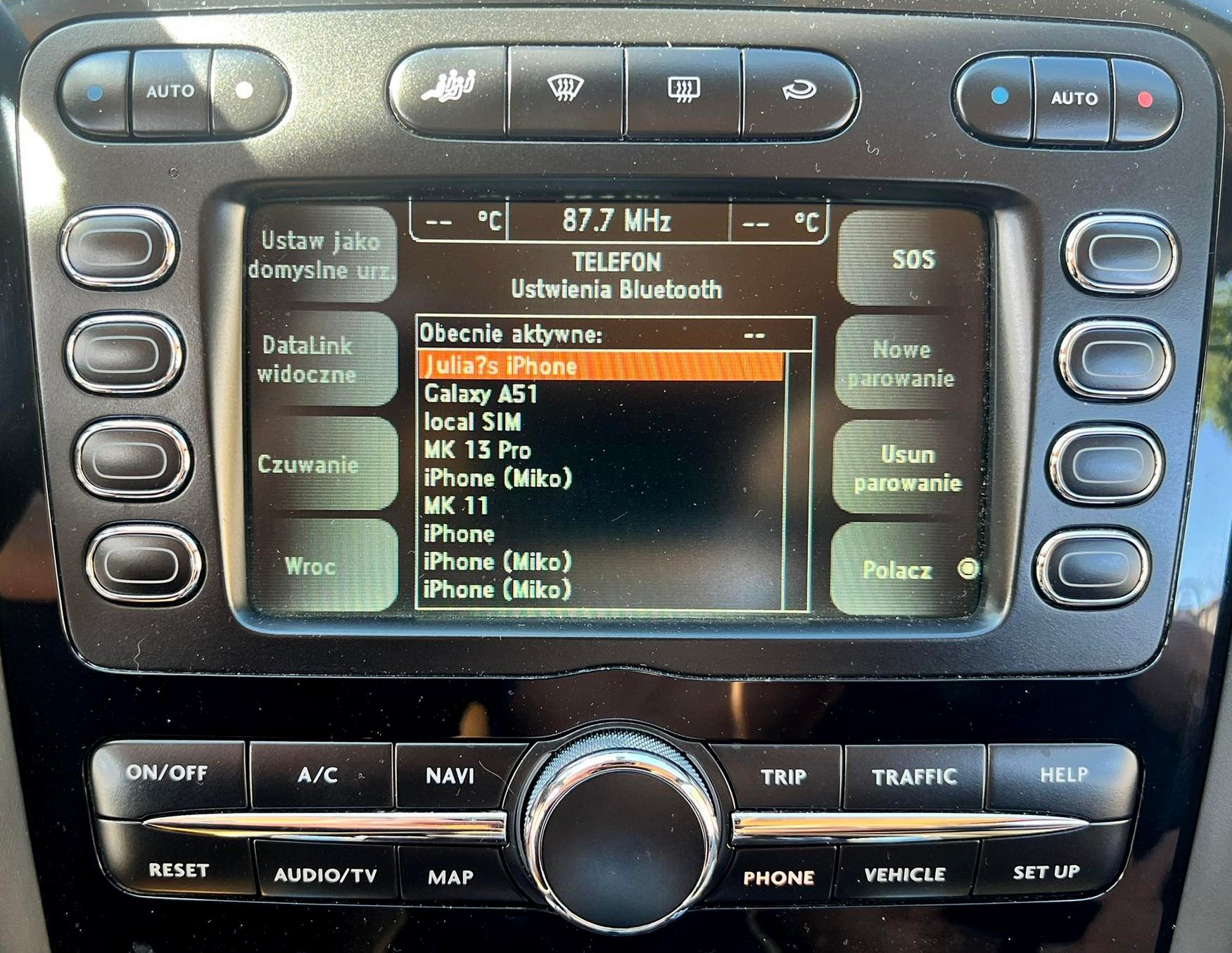 BENTLEY RNS POLSKIE MENU LEKTOR MAPA