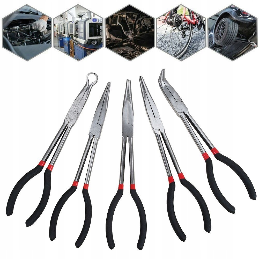 SZCZYPCE DO NARZĘDZI SAMOCHODOWYCH 28CM ZESTAW Marka bez marki