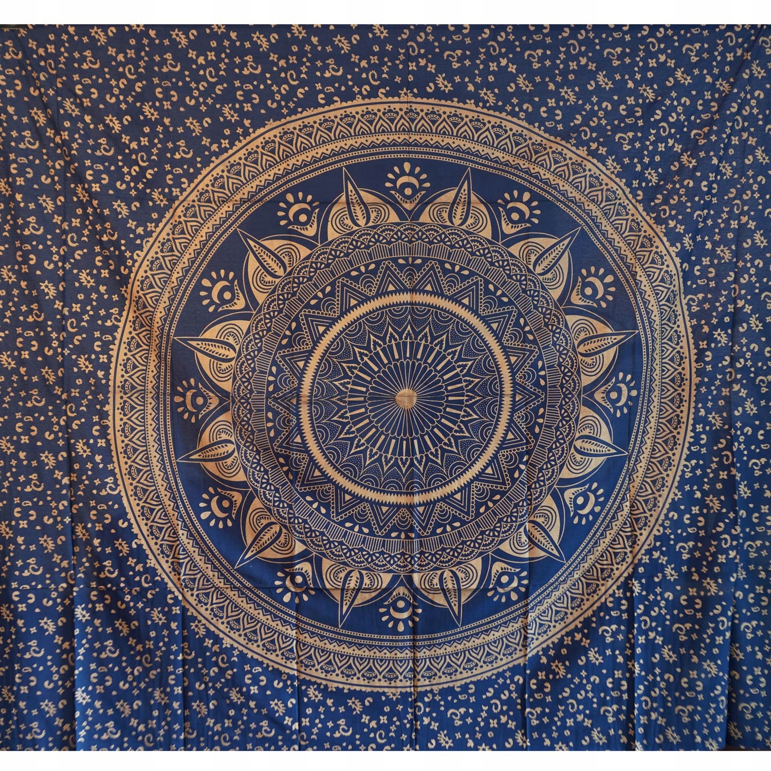 XXL Indický Přehoz Závěs Ubrus Mandala 210x230 417