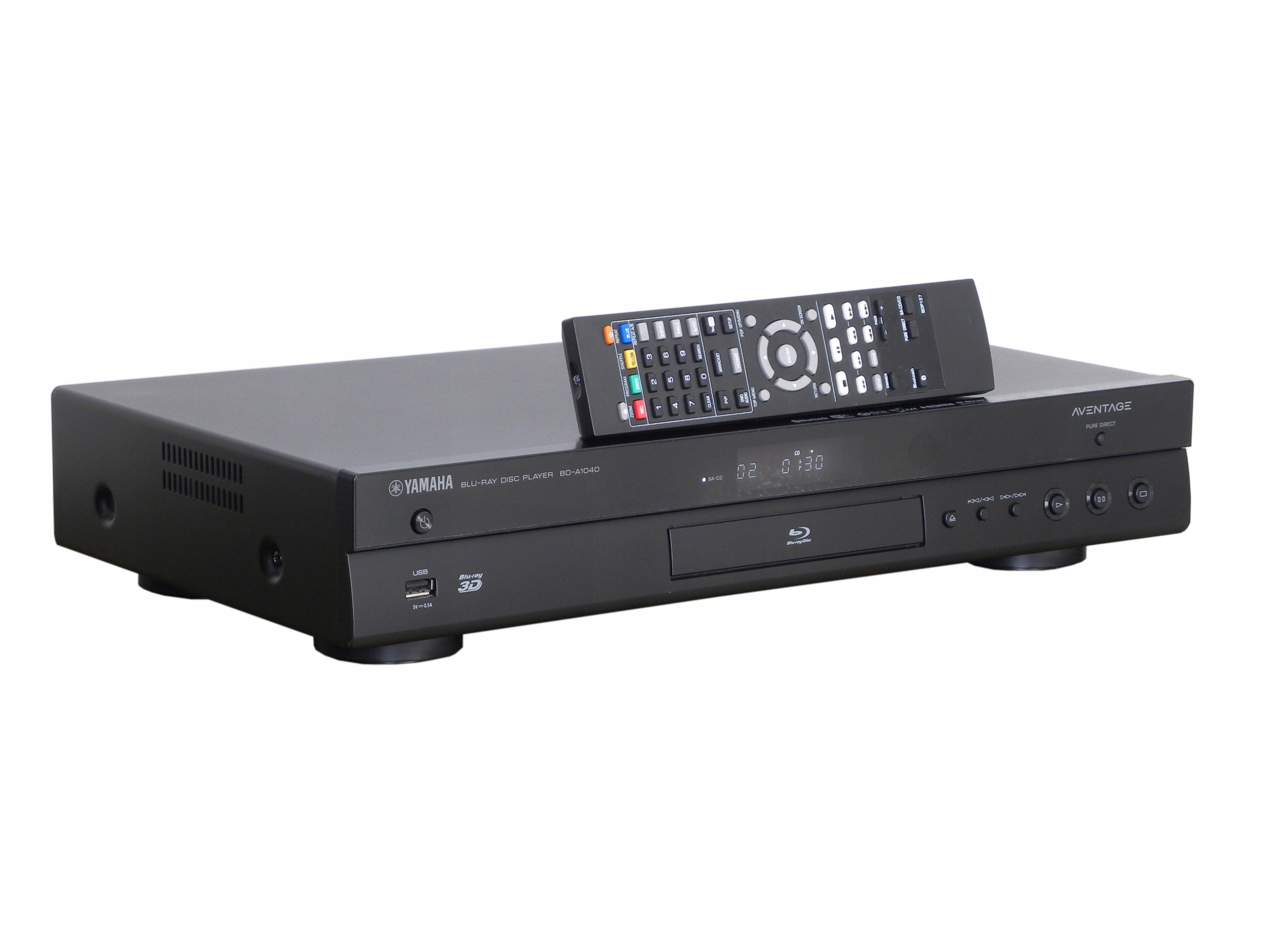 YAMAHA BD-A1040 czarny –odtwarzacz blu-ray 3D, Wi-Fi, Bluetooth